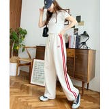 ロゴ刺繍トラックジャージパンツ | moment+ | 詳細画像18 