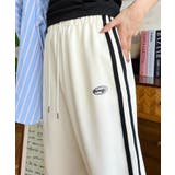 ロゴ刺繍トラックジャージパンツ | moment+ | 詳細画像24 