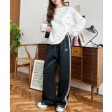 ロゴ刺繍トラックジャージパンツ | moment+ | 詳細画像30 