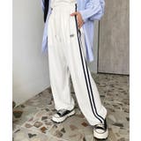 ロゴ刺繍トラックジャージパンツ | moment+ | 詳細画像6 