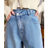 アシンメトリーストレートデニムパンツ | moment+ | 詳細画像10