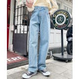 アシンメトリーストレートデニムパンツ | moment+ | 詳細画像17