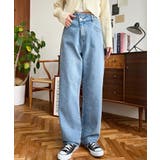 アシンメトリーストレートデニムパンツ | moment+ | 詳細画像7