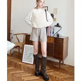 ショート丈ニットパンツ | moment+ | 詳細画像35