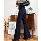 デニム＆ツイルフレアパンツ | moment+ | 詳細画像17 