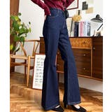 デニム＆ツイルフレアパンツ | moment+ | 詳細画像26 