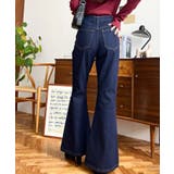 デニム＆ツイルフレアパンツ | moment+ | 詳細画像29 