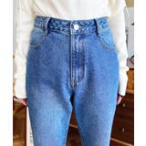 デニム＆ツイルフレアパンツ | moment+ | 詳細画像46 