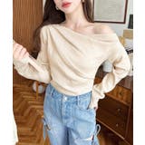 デニム&ツイルカットアウトリボンフレアパンツ | moment+ | 詳細画像37