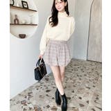 カラーツイードバルーンミニキュロット | moment+ | 詳細画像11 