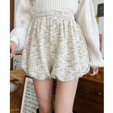 カラーツイードバルーンミニキュロット | moment+ | 詳細画像13 