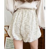 カラーツイードバルーンミニキュロット | moment+ | 詳細画像18 