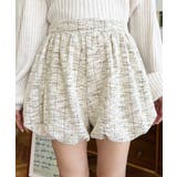 カラーツイードバルーンミニキュロット | moment+ | 詳細画像22 