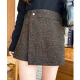 レオパード柄ラップ風ショートパンツ | moment+ | 詳細画像15