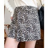 レオパード柄ラップ風ショートパンツ | moment+ | 詳細画像2