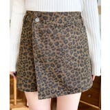 レオパード柄ラップ風ショートパンツ | moment+ | 詳細画像35