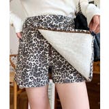 レオパード柄ラップ風ショートパンツ | moment+ | 詳細画像6