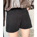 ラップ風コーデュロイショートパンツ | moment+ | 詳細画像10 