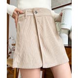 ラップ風コーデュロイショートパンツ | moment+ | 詳細画像19 