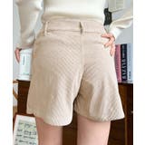 ラップ風コーデュロイショートパンツ | moment+ | 詳細画像20 