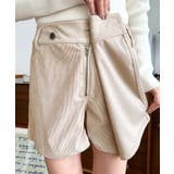 ラップ風コーデュロイショートパンツ | moment+ | 詳細画像27 