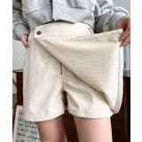 ラップ風コーデュロイショートパンツ | moment+ | 詳細画像3 