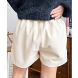 微起毛ウールライク金ボタンフラップショートパンツ | moment+ | 詳細画像5 