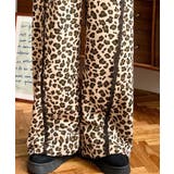 サイドレース切替レオパードスウェットパンツ | moment+ | 詳細画像22 