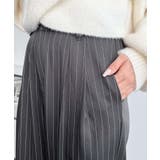 センタープレスツータックセミワイドストライプパンツ | moment+ | 詳細画像7 