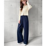 裏毛ストレートスウェットパンツ 綿100%ヘビーウェイト | moment+ | 詳細画像11 