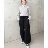 裏毛ストレートスウェットパンツ 綿100%ヘビーウェイト | moment+ | 詳細画像20 