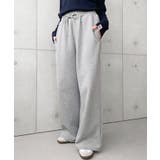 裏毛ストレートスウェットパンツ 綿100%ヘビーウェイト | moment+ | 詳細画像23 