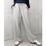 裏毛ストレートスウェットパンツ 綿100%ヘビーウェイト | moment+ | 詳細画像24 