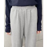 裏毛ストレートスウェットパンツ 綿100%ヘビーウェイト | moment+ | 詳細画像26 