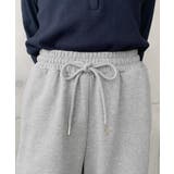 裏毛ストレートスウェットパンツ 綿100%ヘビーウェイト | moment+ | 詳細画像27 