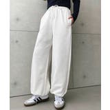 裏毛ストレートスウェットパンツ 綿100%ヘビーウェイト | moment+ | 詳細画像4 