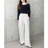 裏毛ストレートスウェットパンツ 綿100%ヘビーウェイト | moment+ | 詳細画像6 