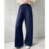 裏毛ストレートスウェットパンツ 綿100%ヘビーウェイト | moment+ | 詳細画像9 