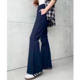 裏毛スウェットフレアパンツ 綿100％ヘビーウエイト | moment+ | 詳細画像10 