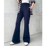 裏毛スウェットフレアパンツ 綿100％ヘビーウエイト | moment+ | 詳細画像12 