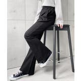 裏毛スウェットフレアパンツ 綿100％ヘビーウエイト | moment+ | 詳細画像15 