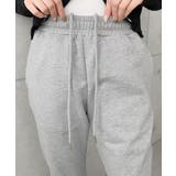 裏毛スウェットフレアパンツ 綿100％ヘビーウエイト | moment+ | 詳細画像20 