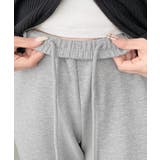 裏毛スウェットフレアパンツ 綿100％ヘビーウエイト | moment+ | 詳細画像21 