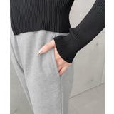 裏毛スウェットフレアパンツ 綿100％ヘビーウエイト | moment+ | 詳細画像22 