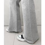 裏毛スウェットフレアパンツ 綿100％ヘビーウエイト | moment+ | 詳細画像23 