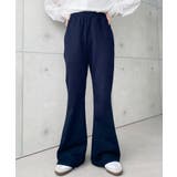 裏毛スウェットフレアパンツ 綿100％ヘビーウエイト | moment+ | 詳細画像8 