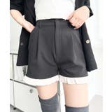 \スカート派の新定番!/配色フリルスラックスショートパンツ | moment+ | 詳細画像17
