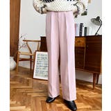 カットジョーゼットセンタープレスストレートスラックスパンツ | moment+ | 詳細画像51 