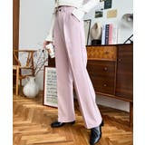 カットジョーゼットセンタープレスストレートスラックスパンツ | moment+ | 詳細画像60 