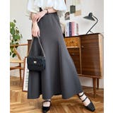 カットジョーゼットマーメイドフレアスカート | moment+ | 詳細画像27 